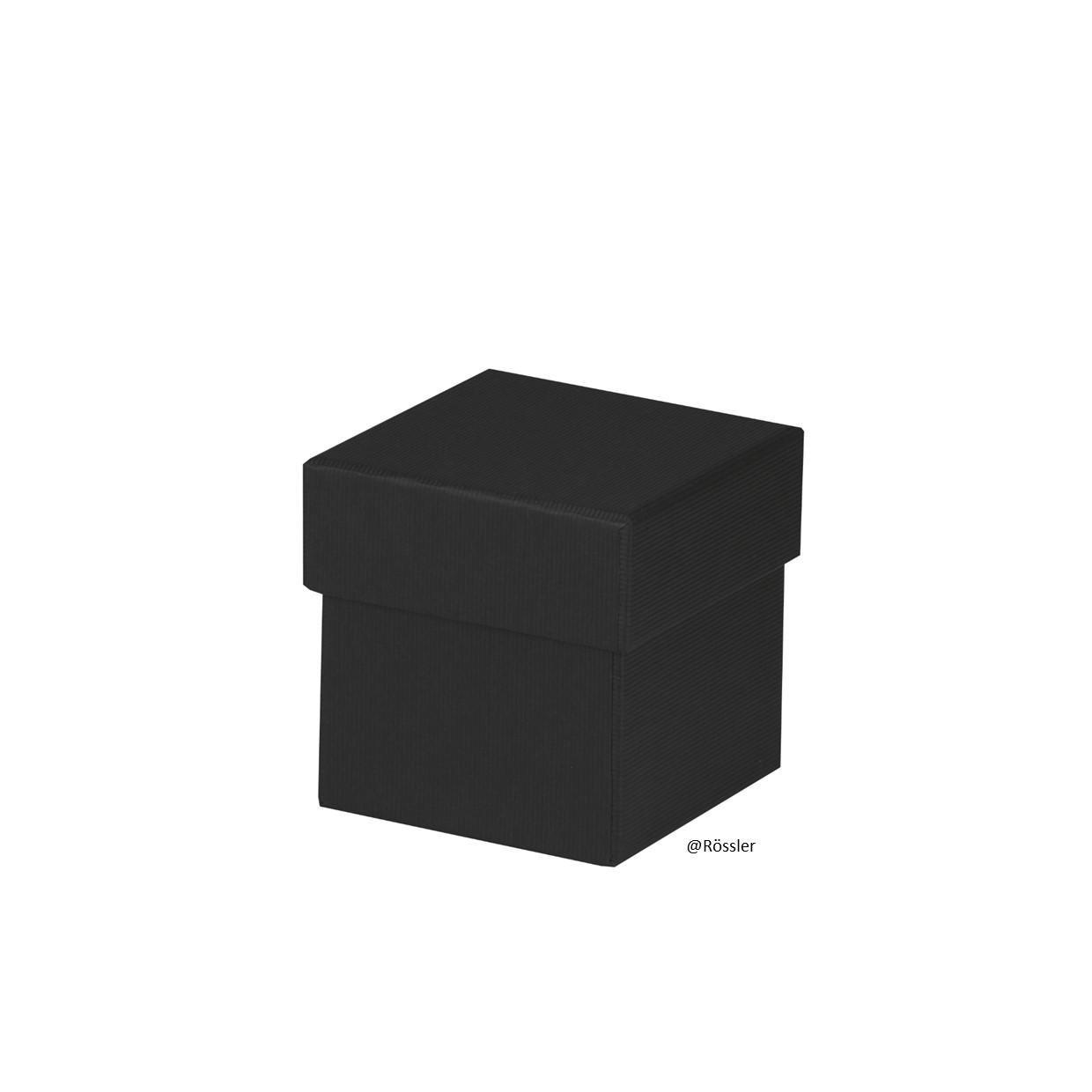 Geschenkschachtel 65x65x65 mm Schwarz